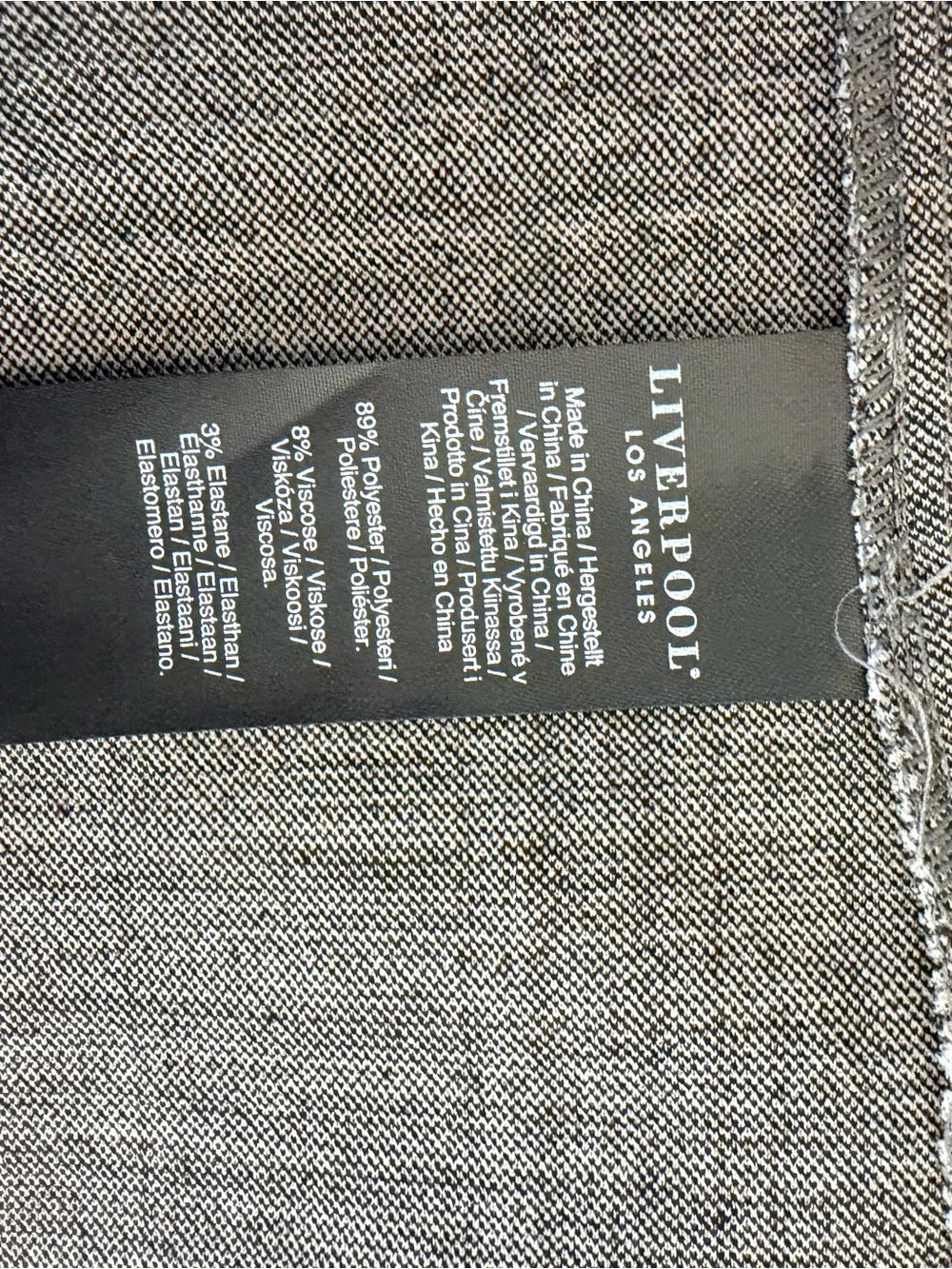 Liverpool Los Angeles Women’s Plaid Blazer Beige Black Size XS